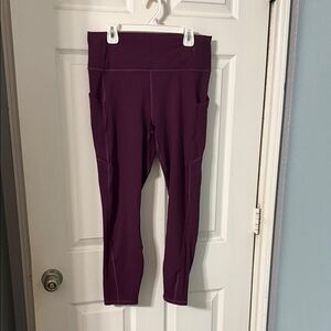 Fabletics PureLuxe Deep Plum Active Leggings